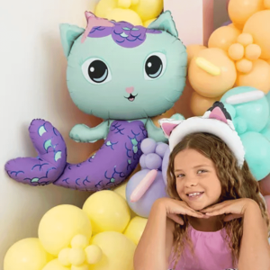 Balão metalizado Mercat - A Casa Mágica da Gabby