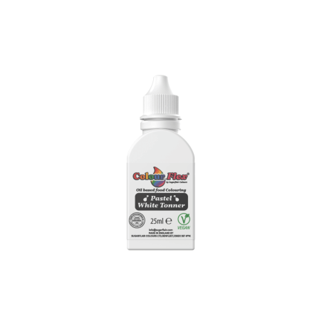 Corante branco lipossolúvel para chocolate e cremes Sugarflair Colours