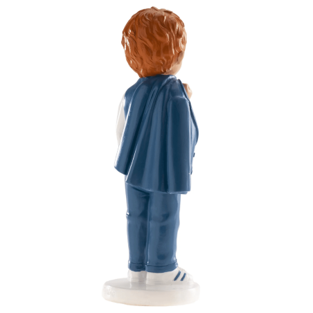 Estatueta de Primeira Comunhão para bolo - vista traseira