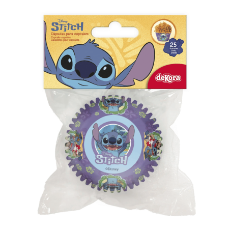 25 forminhas de cupcake do Stitch da Dekora
