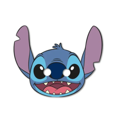Máscara do Stitch para decoração de aniversário da Disney