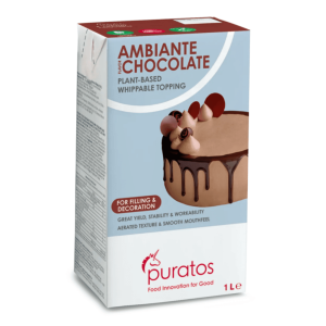 Puratos chantilly de legumes com chocolate ambiente