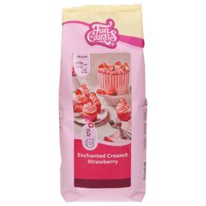 mistura para bolo Funcakes sabor creme encantado de morango 900g
