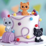 decorações patê de açúcar chat