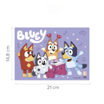 Folha comestível para bolo bluey