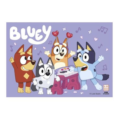 folha comestível bluey
