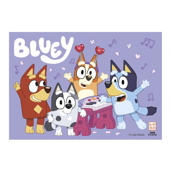 folha comestível bluey
