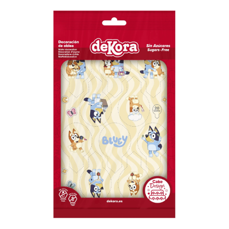 decorações comestíveis bluey