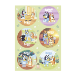 6 mini discos de ázimas cupcakes Bluey