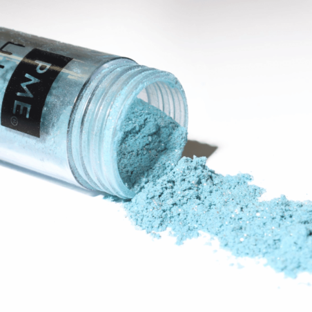 Pó comestível azul com glitter - PME