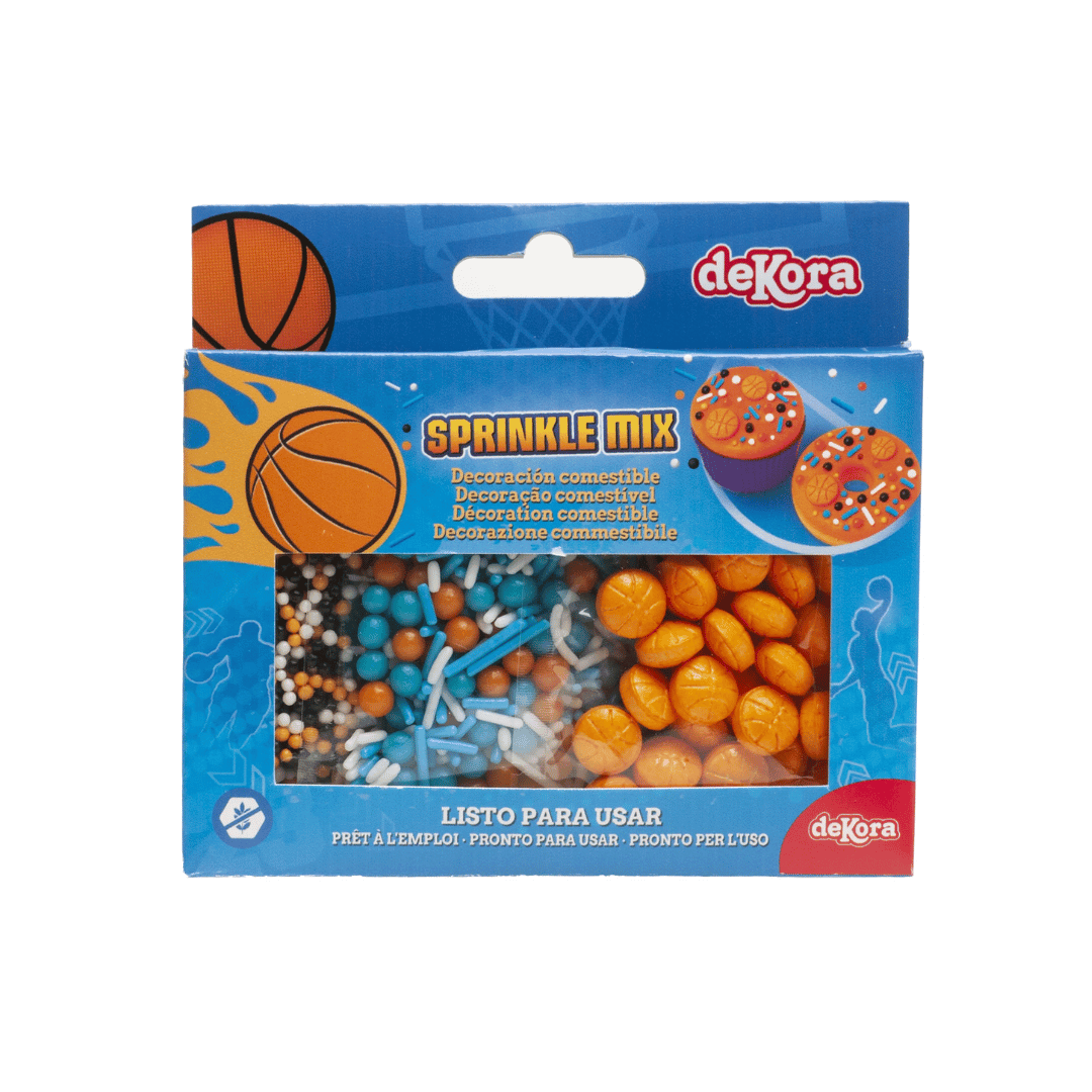 confeitos decorativos para basquete