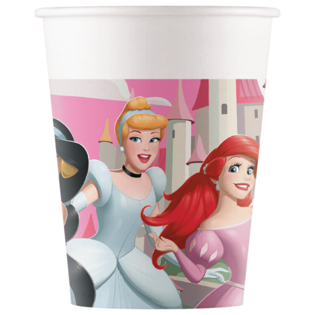 8 Copos Princesa Rapunzel da Disney