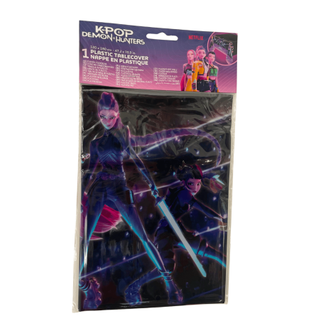 Toalha de mesa de plástico K-pop Demon Hunters