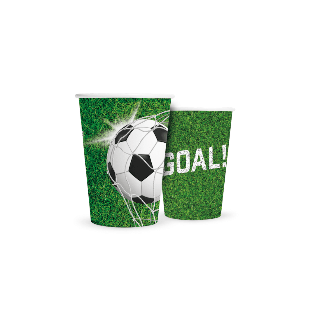 8 copos para festa de futebol