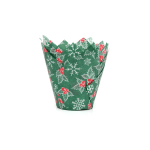 formas de muffin de natal, House of Marie, folhas de azevinho