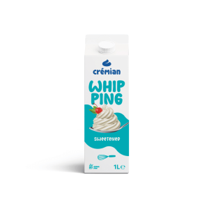 Preparo de chantilly adoçado