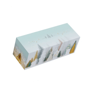 boite a buche motifs sapins de noel