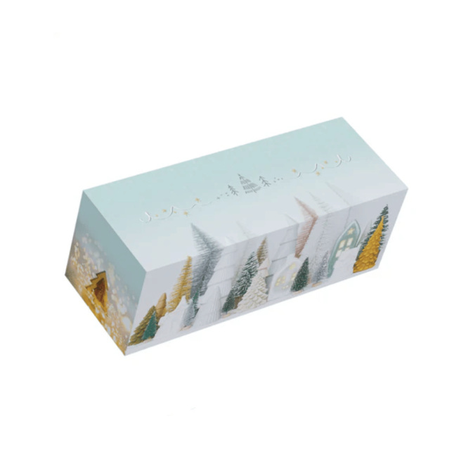boite a buche motifs sapins de noel