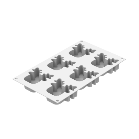 Molde de silicone silikomart Rudolph 100 x6