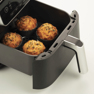 Forma de silicone para muffins na airfryer x6