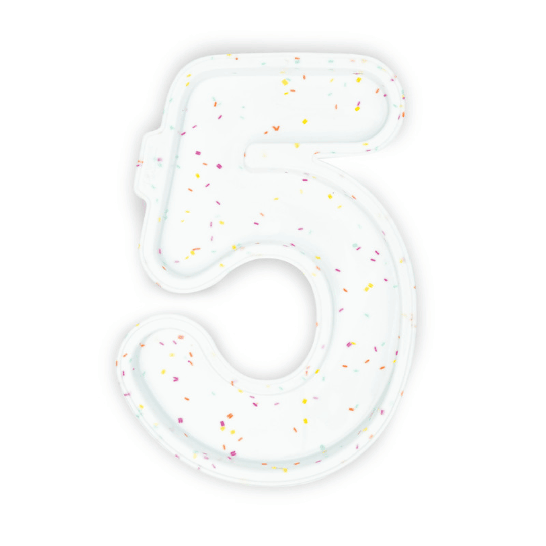 Forma de silicone para bolo em formato de número - 5