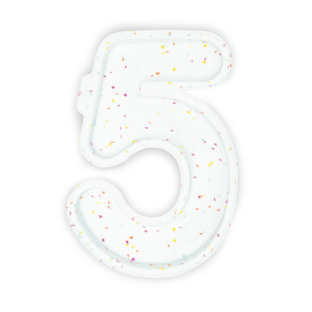 Forma de silicone para bolo em formato de número - 5