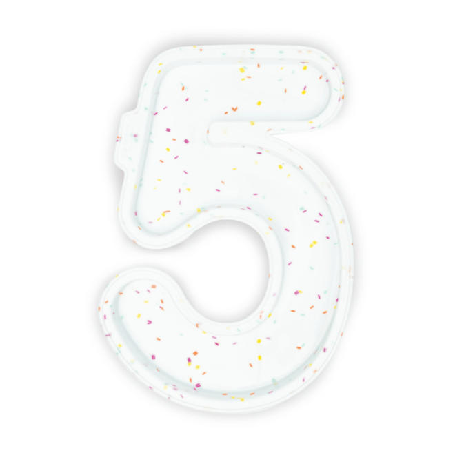 Forma de silicone para bolo em formato de número - 5