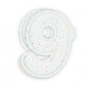 2 formas de silicone para bolo número 9
