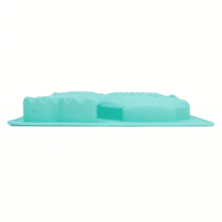 molde de silicone para mini bolo de sereia