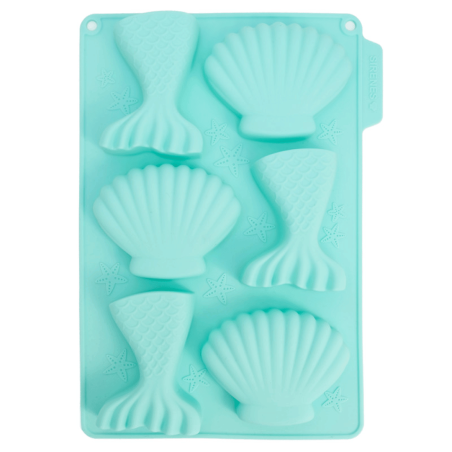 Forma de silicone para mini bolo de sereia - Cécoa Paris