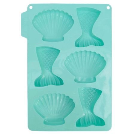 molde de silicone para bolo de sereia