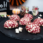 Ideia de molde de silicone em formato de cérebro para o Halloween