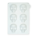 Molde de bolo em formato de mini caveira 3D
