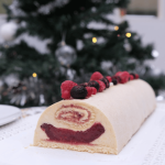 Ideia clássica de tronco de Natal congelado usando um molde da Cécoa Paris
