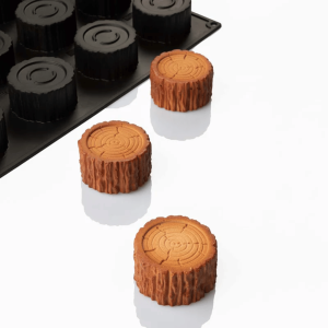Molde de silicone Foresta para 12 mini bolos, Pavoni Italia