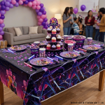 Toalha de mesa de plástico K-pop Demon Hunters, 120x180 cm