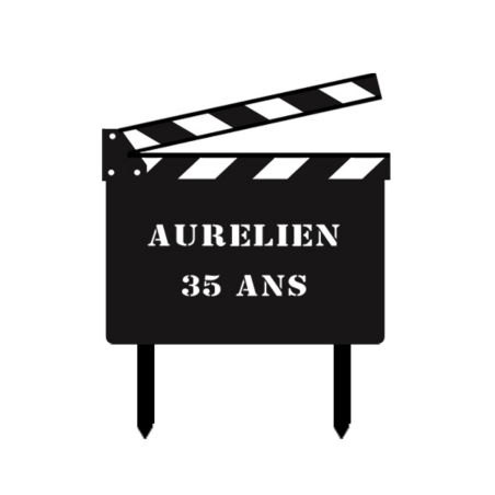 Topper de bolo Cinema para personalizar