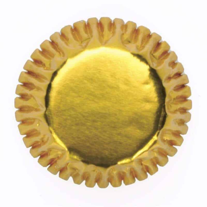 45 caixas de ouro metálico