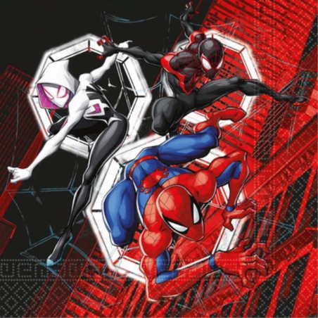 Guardanapos de aniversário do Homem-Aranha