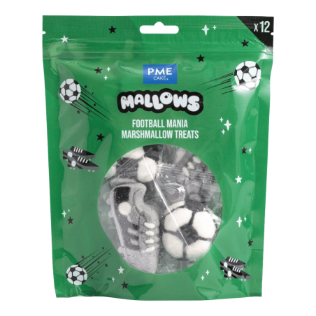 Marshmallows pequenos em formato de pé - 12 unidades