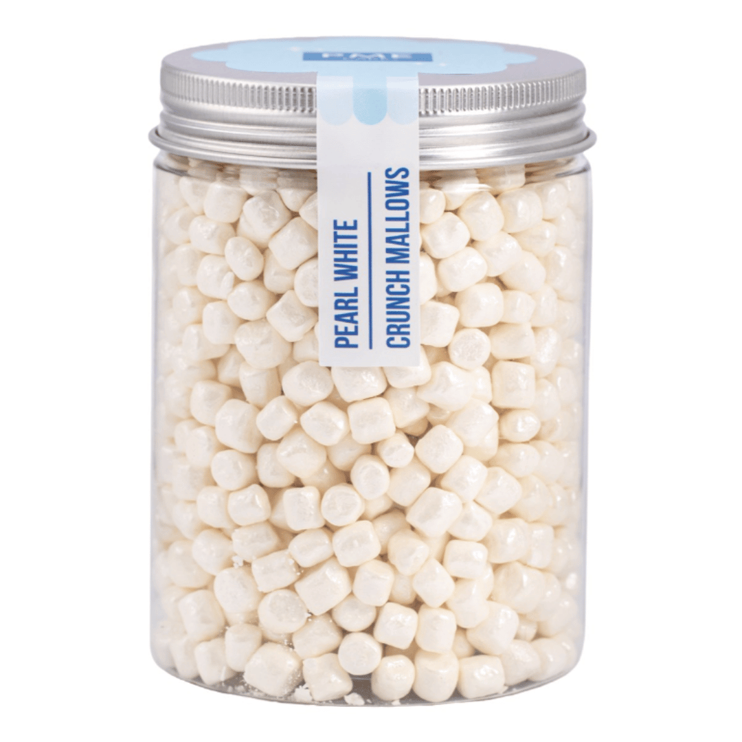 Granulado de marshmallow branco perolado PME