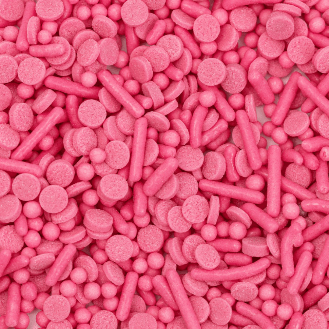 Confeitos rosa-claro da PME Cake