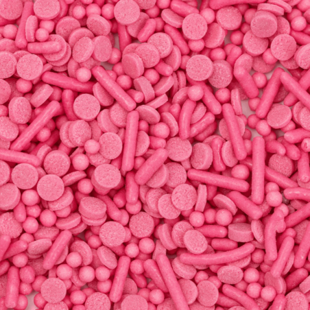 Confeitos rosa-claro da PME Cake