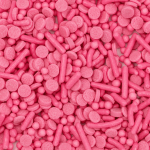 Confeitos rosa-claro da PME Cake