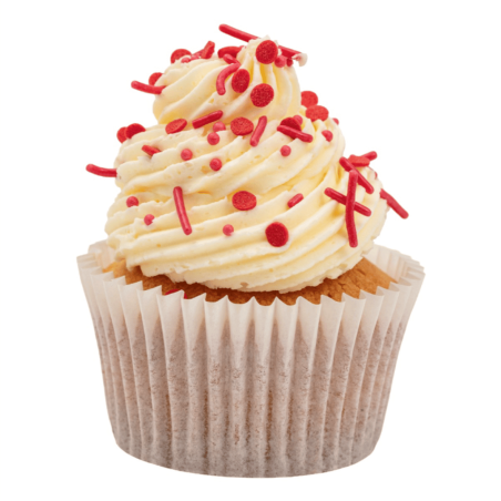 Granulado vermelho para decorar cupcakes (SME)