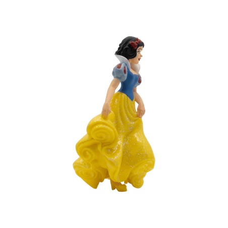 Topo de bolo da Branca de Neve visto de lado