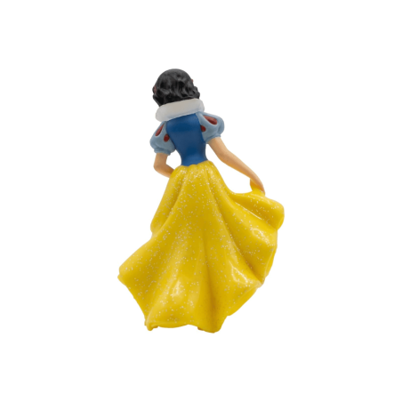 Topo de bolo da Branca de Neve visto por trás