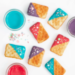 mini waffles decorados