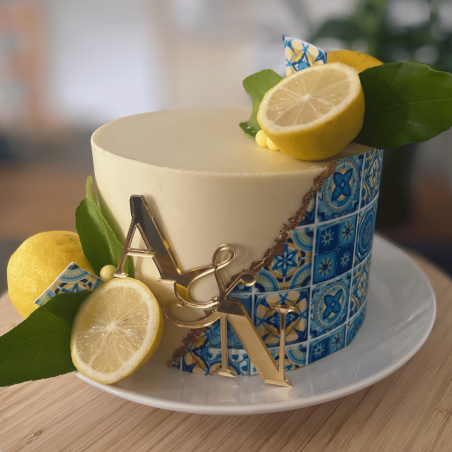 Folha de açúcar Dolce Vita | Design de bolo