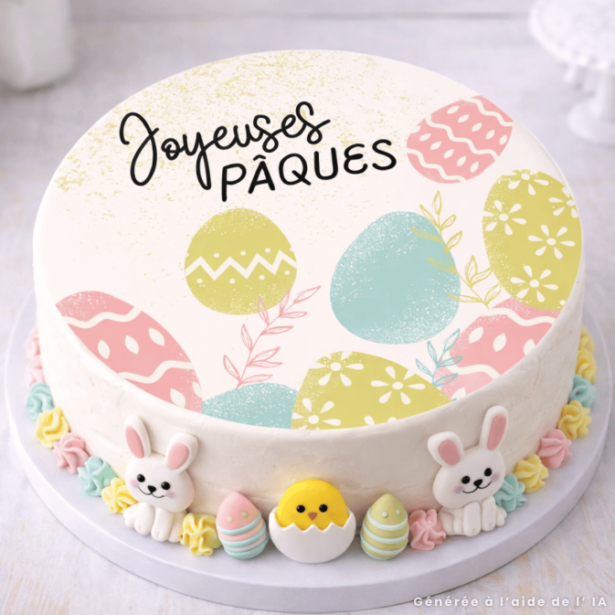 Decoração de bolo de Páscoa a preços baixos!